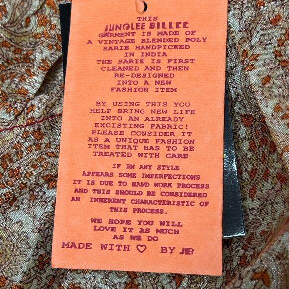 NEW Mini Shorts XXS or Youth Sustainable Fashion Junglee Billee Brand Paisley - Picture 5 of 8